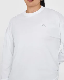 Classic Oversized Lightweight Long Sleeve Top