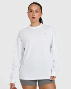 Classic Oversized Lightweight Long Sleeve Top