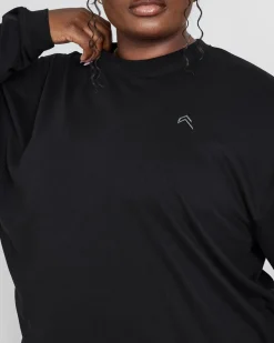 Classic Oversized Lightweight Long Sleeve Top