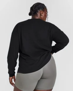 Classic Oversized Lightweight Long Sleeve Top