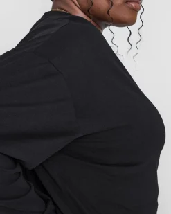 Classic Oversized Lightweight Long Sleeve Top