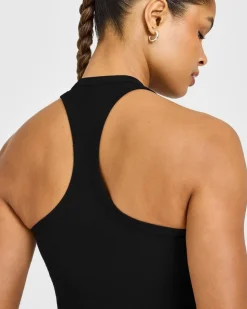 Cotton Fitted Vest with Grey Logo