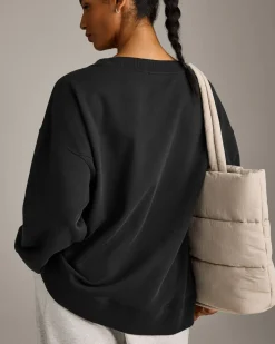 Cotton Vintage Lounge V Neck Sweatshirt