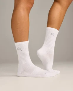 Crew Socks 3 Pack with Grey Logo