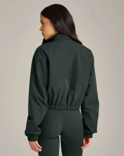 Cropped Bomber Jacket