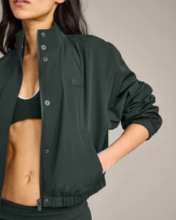Cropped Bomber Jacket