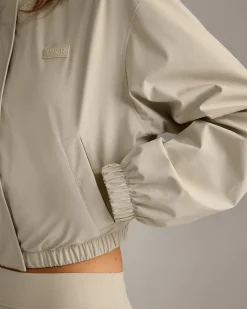 Cropped Bomber Jacket