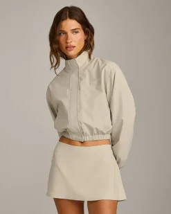Cropped Bomber Jacket