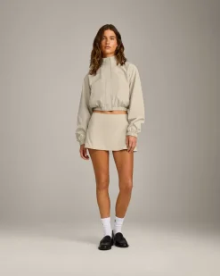 Cropped Bomber Jacket