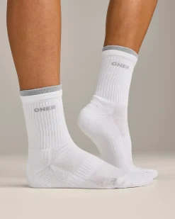 Double Layer Crew Socks 2 Pack