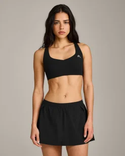 EasyLift™ Cross BackSportsBra with Grey Logo