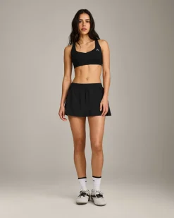 EasyLift™ Cross BackSportsBra with Grey Logo