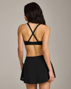 EasyLift™ Cross BackSportsBra with Grey Logo