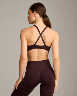 EasyLift™ Cross BackSportsBra with Grey Logo