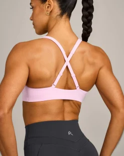 EasyLift™ Cross BackSportsBra with Grey Logo