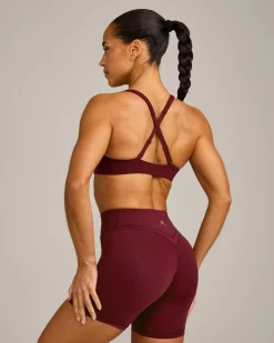 EasyLift™ Cross BackSportsBra with Grey Logo