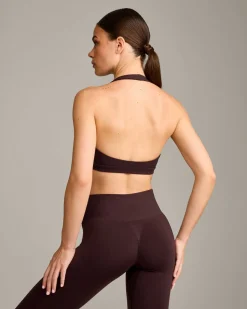 EasyLift™ Halter Bralette with Grey Logo