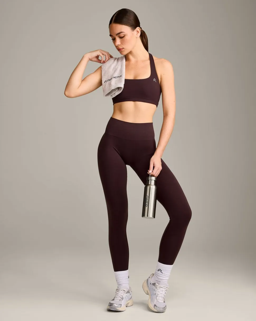 EasyLift™ Halter Bralette with Grey Logo
