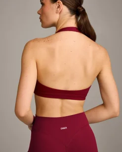 EasyLift™ Halter Bralette with Grey Logo