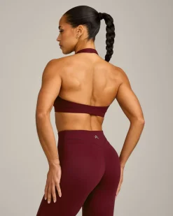 EasyLift™ Halter Bralette with Grey Logo