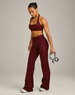 EasyLift™ Halter Bralette with Grey Logo