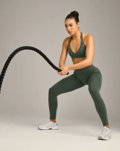 EffortlessLift™ Seamless Leggings with Grey Logo