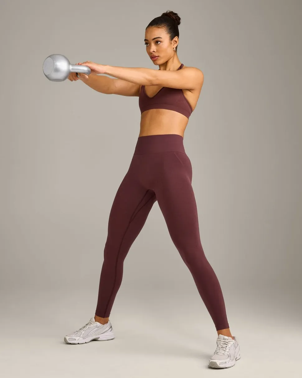 EffortlessLift™ Seamless Leggings with Grey Logo