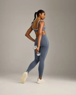 EffortlessLift™ Seamless Leggings with Grey Logo