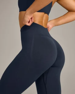 EffortlessLift™ Seamless Leggings with Grey Logo
