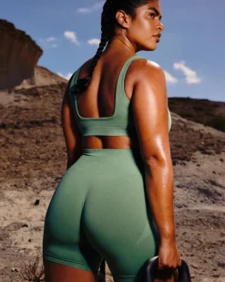 EffortlessLift™ Seamless Mid Rise Shorts New Branding