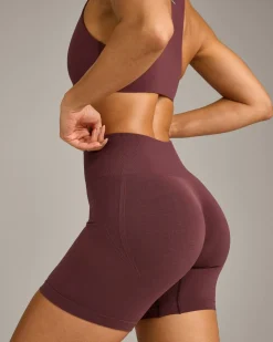 EffortlessLift™ Seamless Shorts with Grey Logo