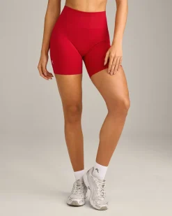 EffortlessLift™ Seamless Shorts with Grey Logo