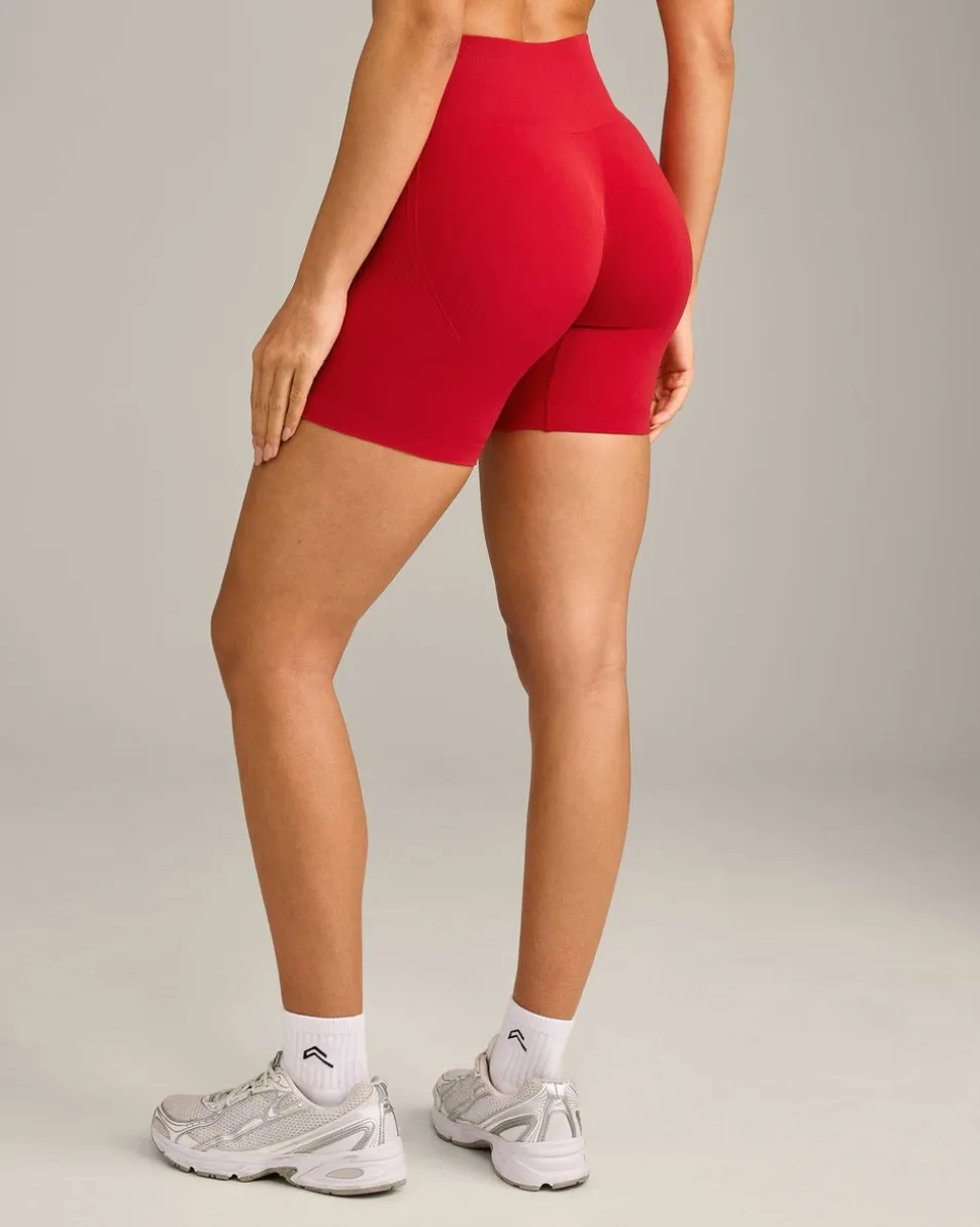 EffortlessLift™ Seamless Shorts with Grey Logo