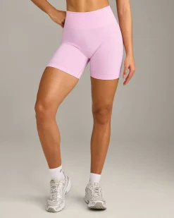 EffortlessLift™ Seamless Shorts with Grey Logo