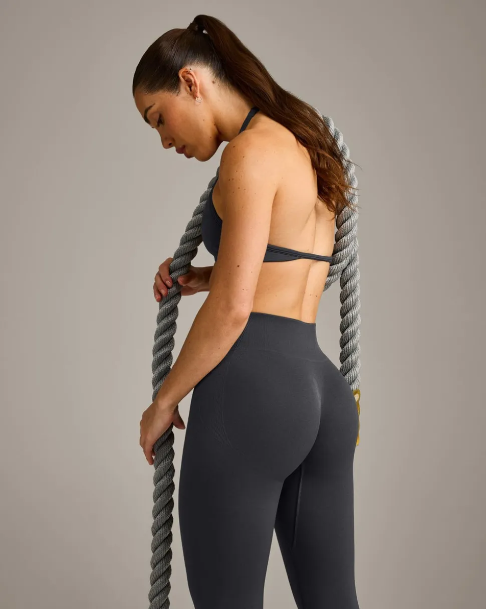 EnhanceLift™ Seamless Leggings with Grey Logo
