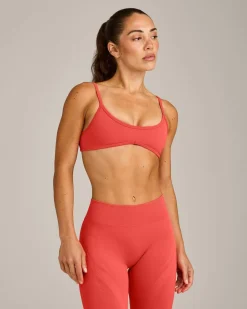 EnhanceLift™ Seamless Minimal Bralette with Grey Logo