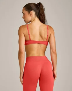 EnhanceLift™ Seamless Minimal Bralette with Grey Logo