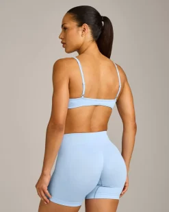 EnhanceLift™ Seamless Minimal Bralette with Grey Logo