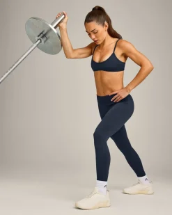 EnhanceLift™ Seamless Minimal Bralette with Grey Logo