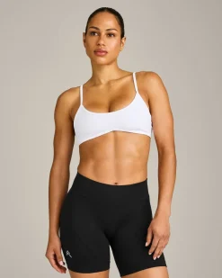 EnhanceLift™ Seamless Minimal Bralette with Grey Logo