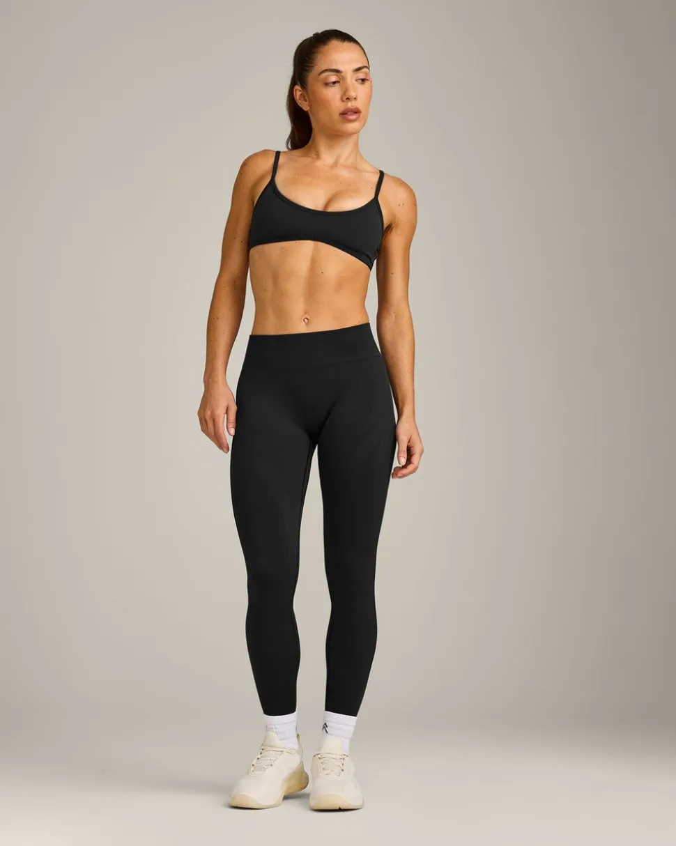 EnhanceLift™ Seamless Minimal Bralette with Grey Logo