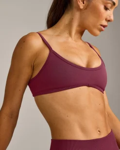 EnhanceLift™ Seamless Minimal Bralette with Grey Logo