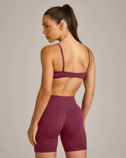 EnhanceLift™ Seamless Minimal Bralette with Grey Logo
