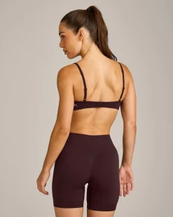EnhanceLift™ Seamless Minimal Bralette with Grey Logo