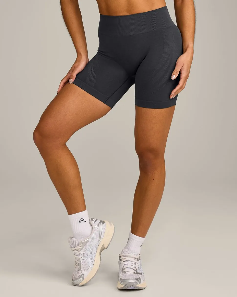 EnhanceLift™ Seamless Shorts with Grey Logo
