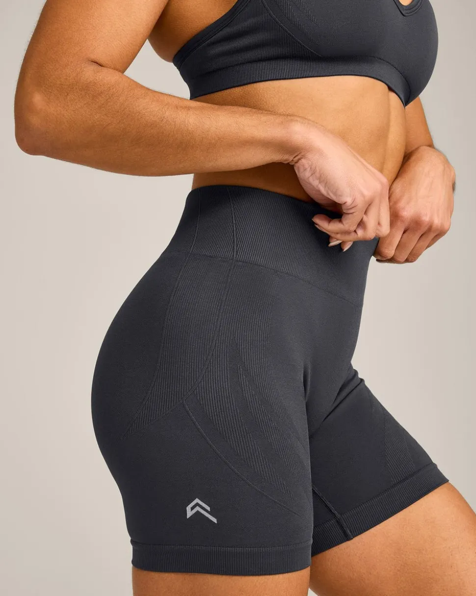 EnhanceLift™ Seamless Shorts with Grey Logo