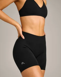 EnhanceLift™ Seamless Shorts with Grey Logo