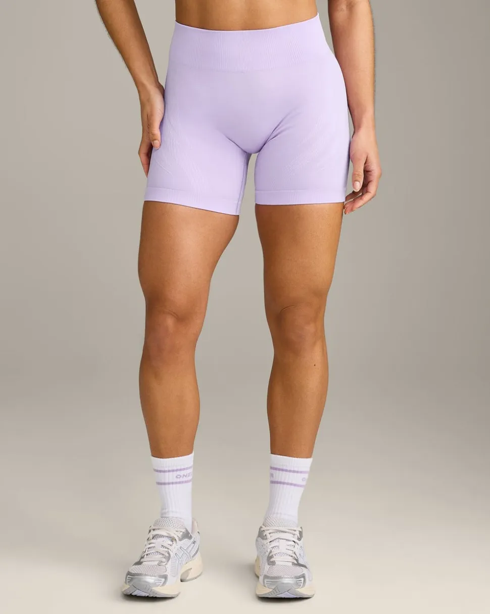 EnhanceLift™ Seamless Shorts with Grey Logo