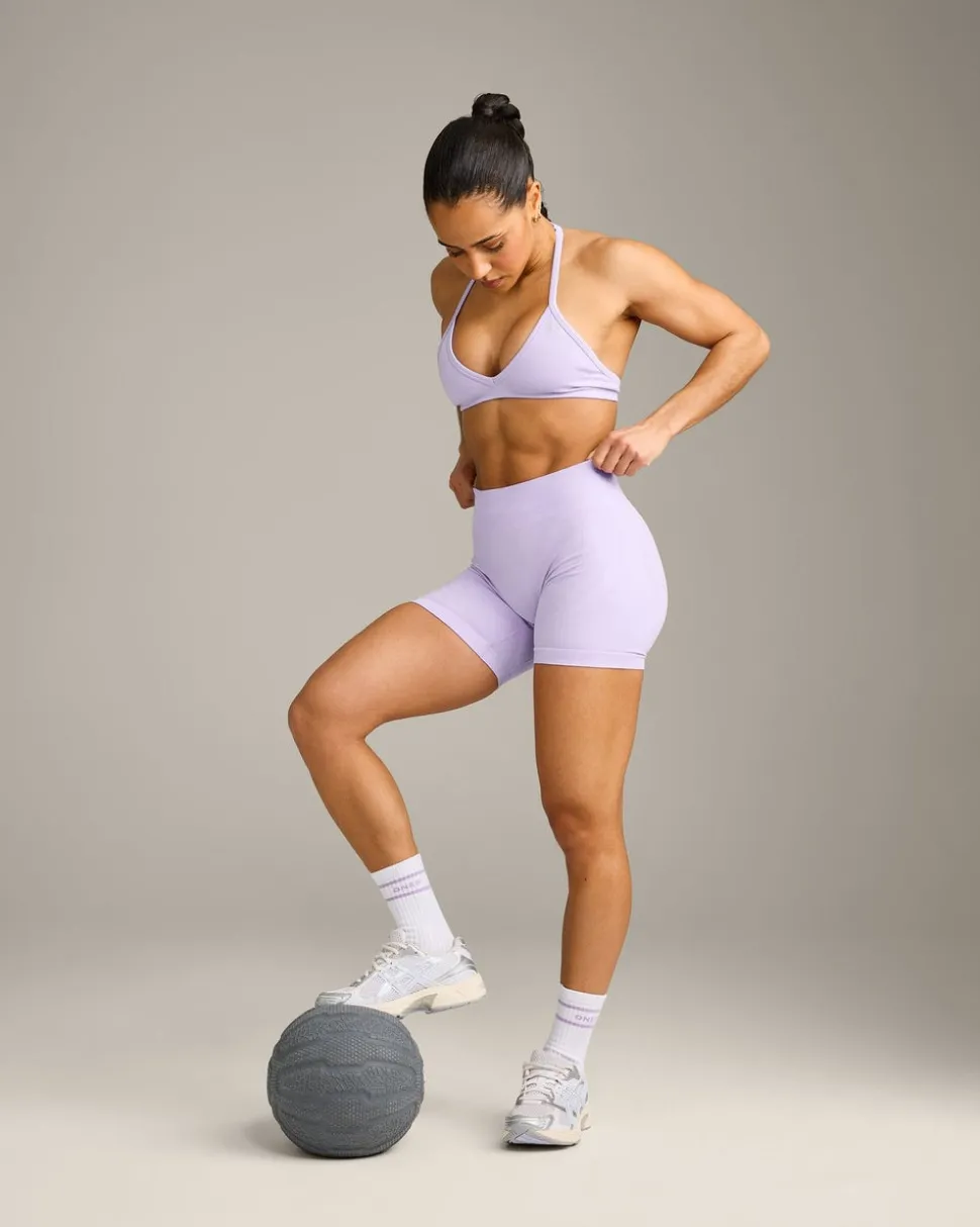 EnhanceLift™ Seamless Shorts with Grey Logo