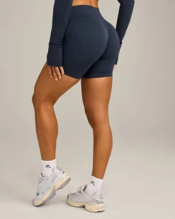 EnhanceLift™ Seamless Shorts with Grey Logo